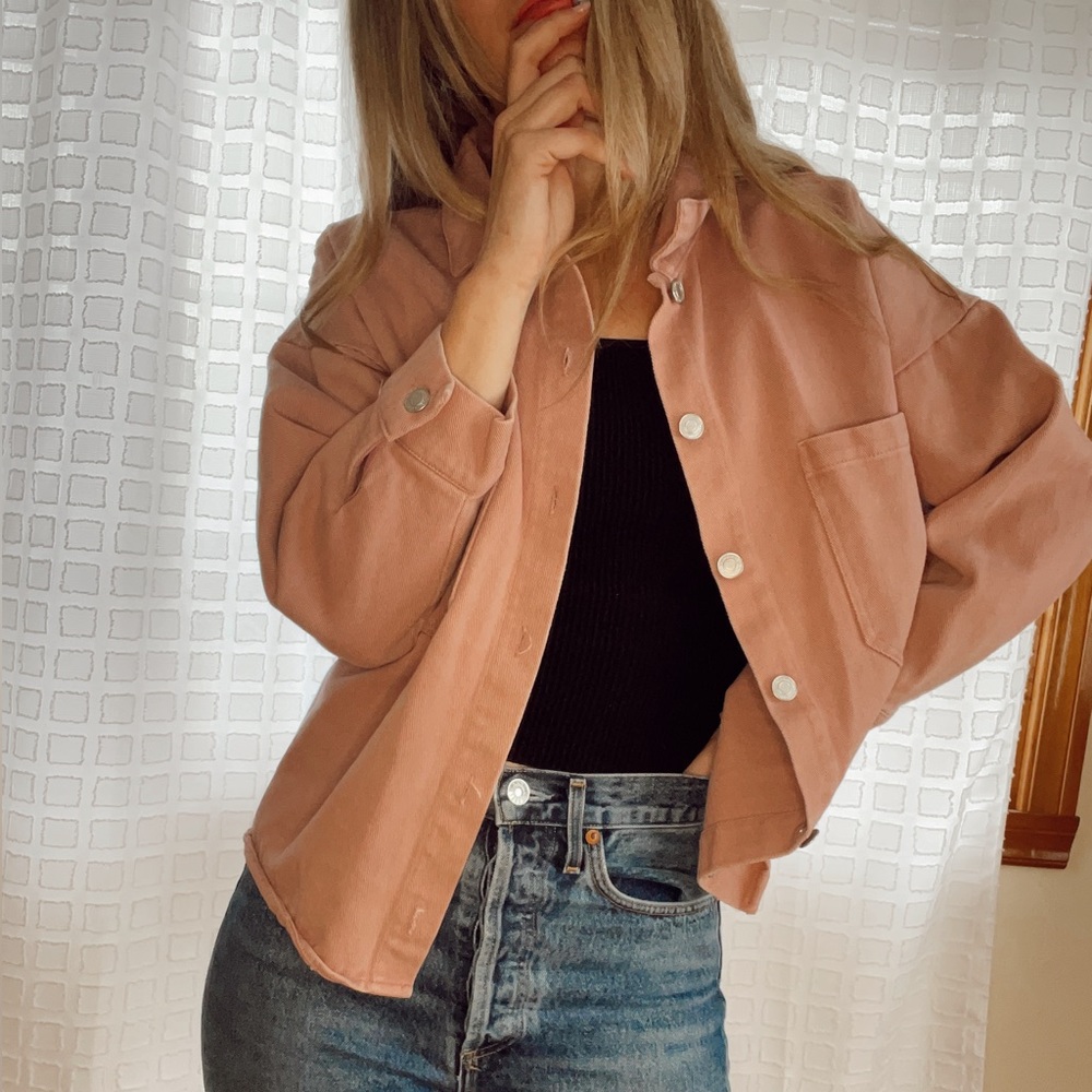 Pale pink Jean jacket